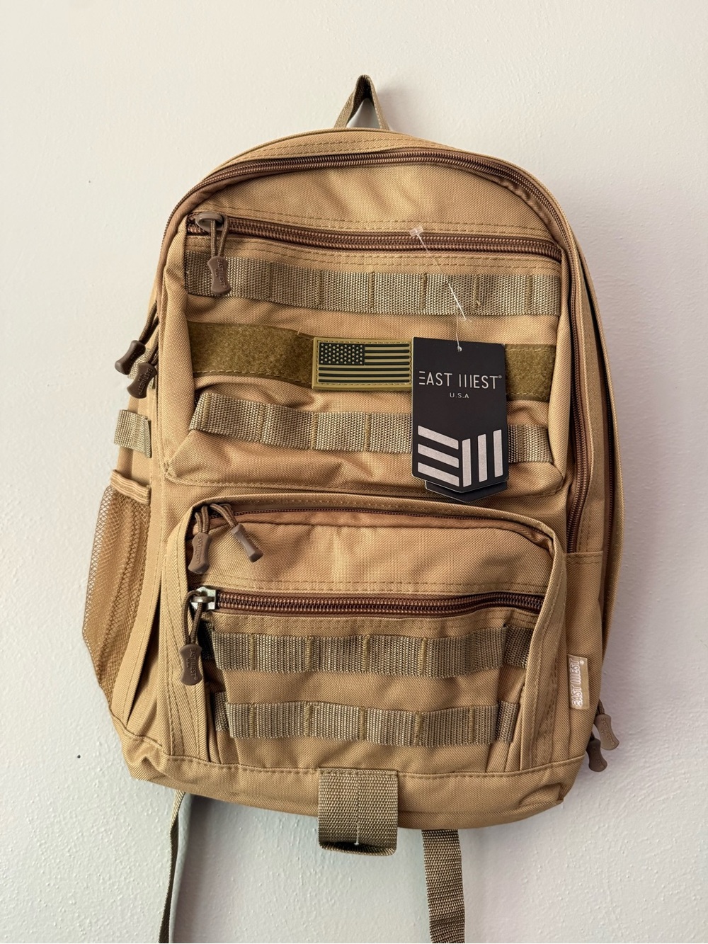 East West USA Tactical Backpack in Tan